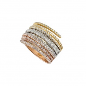 Diamond Band Ring 1.13ct G-H/VS